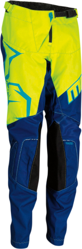 Moose Racing - Moose Racing Qualifier Youth Pants - 2903-1973 - Navy/Yellow/Teal - Medium
