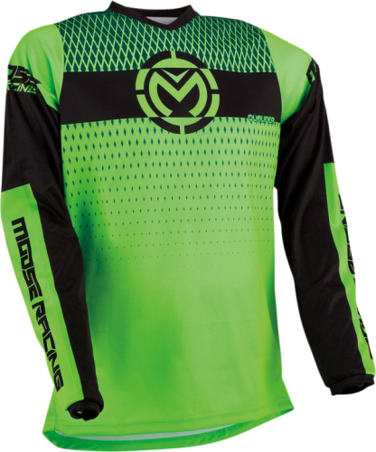 Moose Racing - Moose Racing Qualifier Jersey - 2910-6247 - Green/Black - Large