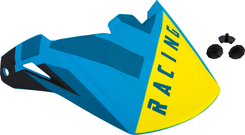 Fly Racing - Fly Racing Visor for Elite Vigilant Helmets - Blue/Black - 73-88143