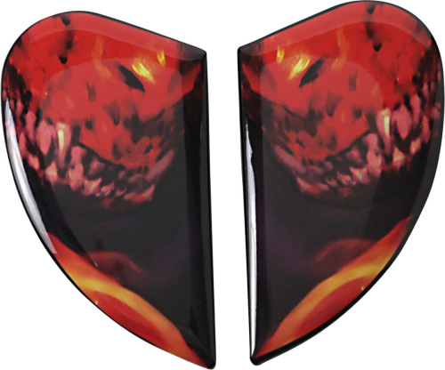 Icon - Icon Side Plate for Airmada Helmets - Azrael Red - 0133-1237