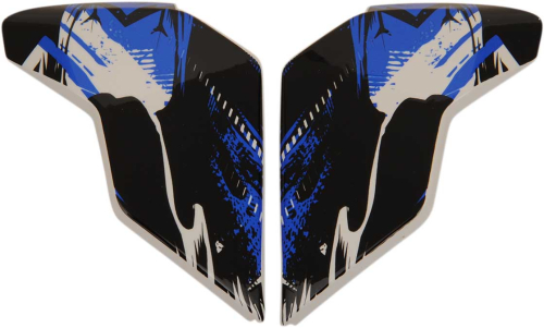 Icon - Icon Side Plate for Airflite Helmet - Stim Blue - 0133-1082