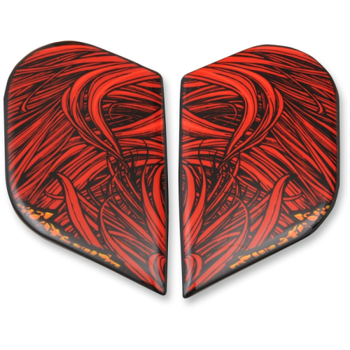 Icon - Icon Side Plate Kit for Airframe Helmet - Red - 0133-0960