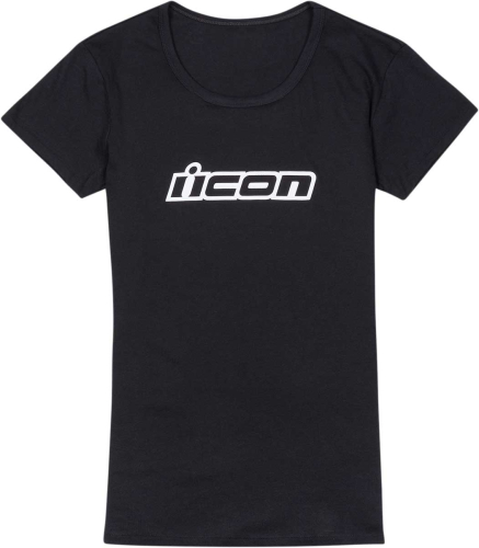 Icon - Icon Classic Womens T-Shirt - 3031-3928 - Black - X-Large