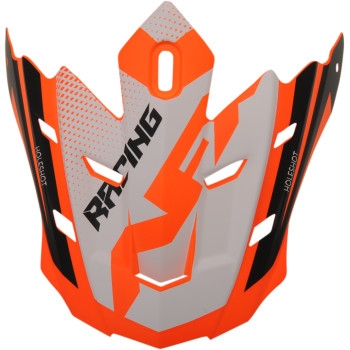 AFX - AFX Peak for FX-17 Helmets - Holeshot Matte Neon Orange/Black/White - 0132-1189