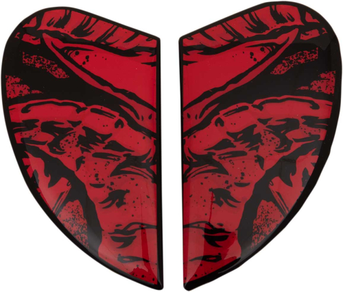 Icon - Icon Side Plate for Airform Helmets - Sacrosanct Red - 0133-1188