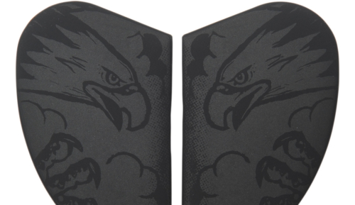 Icon - Icon Side Plate for Airmada Helmets - Scrawl Black - 0133-0994