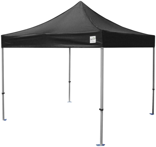Norstar Canopy - Norstar Canopy Black Powder-Coated Steel Canopy Frame with 10x15 Blue 600 Denier Top - TCS15B-TP15-BLU