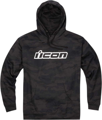 Icon - Icon Clasicon Pullover Hoodie - 3050-5581 - Black Camo - Small