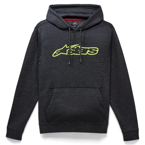 Alpinestars - Alpinestars Blaze Fleece Pullover Hoodie - 1037-53113-1815-2XL - Charcoal/Heather Gray/Green - 2XL