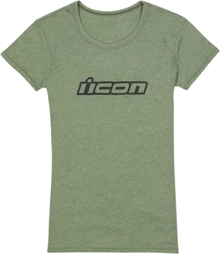 Icon - Icon Classic Womens T-Shirt - 3031-3935 - Green - 2XL