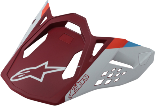 Alpinestars - Alpinestars Visor for S-M8 Supertech Helmets - Contact/Matte Red - 89812193000OS