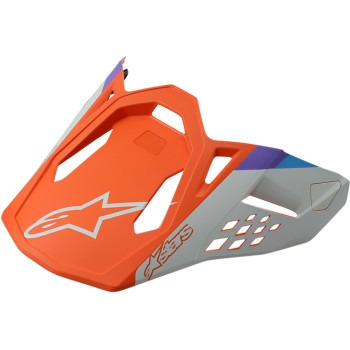 Alpinestars - Alpinestars Visor for S-M8 Supertech Helmets - Contact/Matte Orange - 89812194000OS