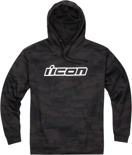 Icon - Icon Clasicon Pullover Hoodie - 3050-5582 - Black Camo - Medium