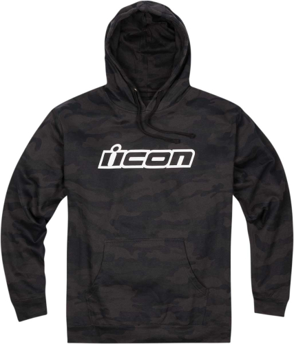 Icon - Icon Clasicon Pullover Hoodie - 3050-5585 - Black Camo - 2XL