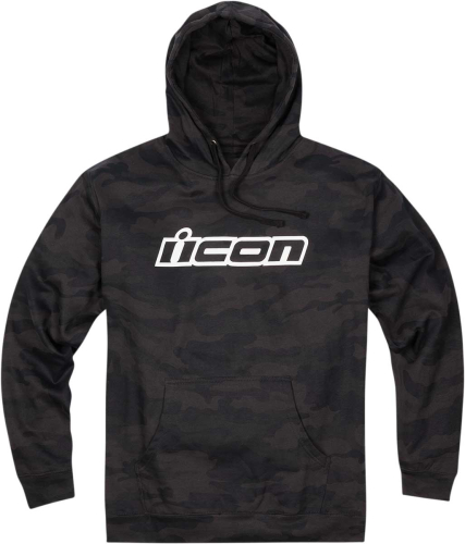 Icon - Icon Clasicon Pullover Hoodie - 3050-5586 - Black Camo - 3XL