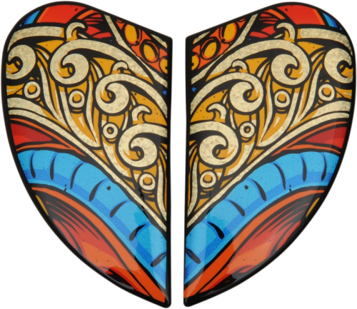 Icon - Icon Side Plate for Airframe Pro Helmets - Barong Red - 0133-1003