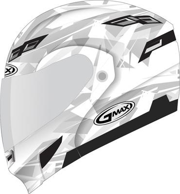 G-Max - G-Max GM54S Scribe Snow Helmet - G2549017 - Flat White/Gray - X-Large