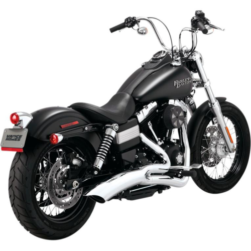 Vance & Hines - Vance & Hines Big Radius 2-Into-1 Exhaust System - Chrome - 28029