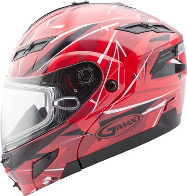 G-Max - G-Max GM54S Scribe Snow Helmet - G2549034 - Red/Maroon - Small