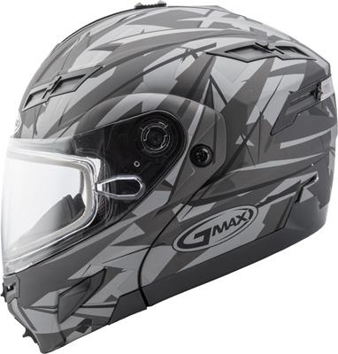 G-Max - G-Max GM54S Scribe Snow Helmet - G2549024 - Flat Black/Gray - Small