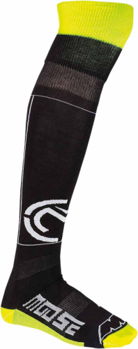 Moose Racing - Moose Racing M1 Knee Brace Socks - 3431-0597 - Black/Hi-Vis - Sm-Md