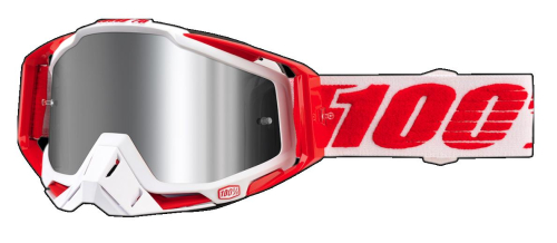 100% - 100% Racecraft Bilal Plus Goggles - 50120-219-02 - Bilal / Silver Flash Mirror - OSFM