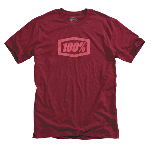 100% - 100% Essential T-Shirt - 32016-060-12 - Burgundy - Large