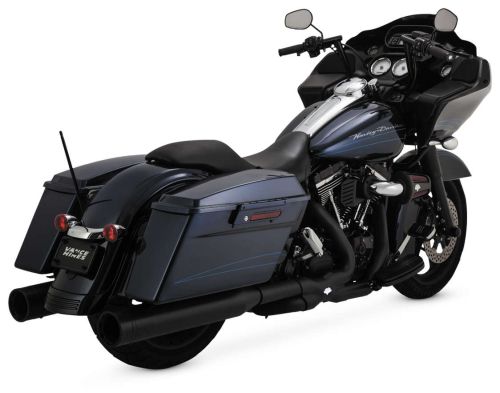 Vance & Hines - Vance & Hines Power Duals CTR Exhaust System - Black - 46894