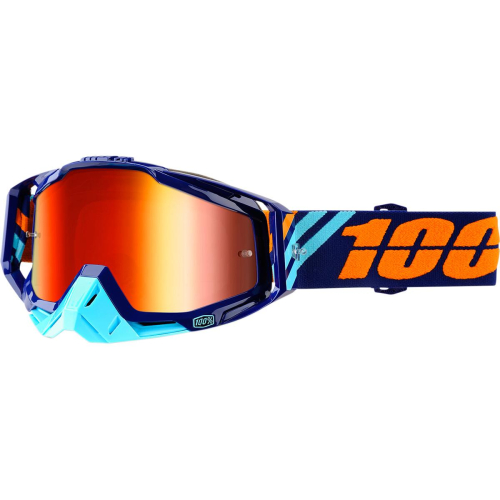 100% - 100% Racecraft Calculus Goggles - 50110-217-02 - Calculus Navy/Purple / Silver Lens - OSFM