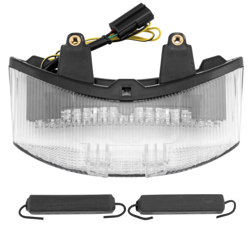 BikeMaster - BikeMaster Integrated Taillight - Clear Lens - TZT-342-INT