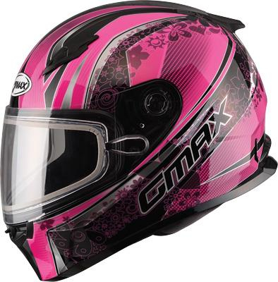 G-Max - G-Max FF49 Elegance Snow Helmet - G2492407  TC14 - Black/Pink - X-Large