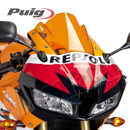 PUIG - PUIG Z-Racing Windscreen - Orange - 6478T