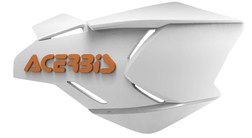 Acerbis - Acerbis Replacement Shield for X-Factory Handguards - White/Orange - 2634651088
