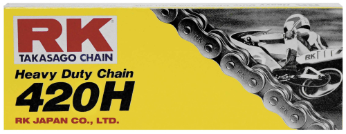 RK - RK 420H RK-M Heavy-Duty Chain - 25ft Roll - Natural - 420H-25FT