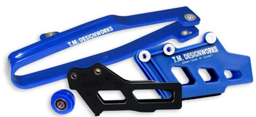 T.M. Designworks - T.M. Designworks Dirt Cross Moto Chain Slide-N-Guide Kit - Black - KAW-SX5-BK