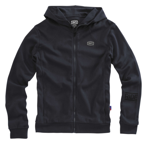 100% - 100% Fleece Zip Hoodie - 3601901510 - Chamber Blue - Small