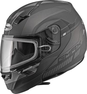 G-Max - G-Max MD04 Quadrant Snow Helmet - G2041455 TC-21F - Flat Dark Silver - Medium
