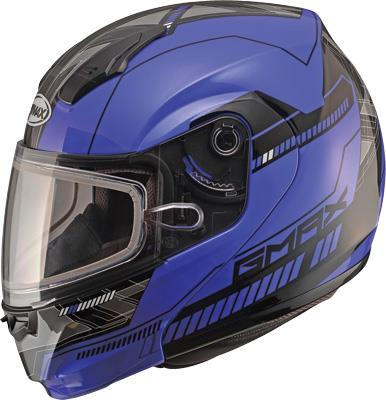 G-Max - G-Max MD04 Quadrant Snow Helmet - G2041216 TC-2 - Blue/Black - Large