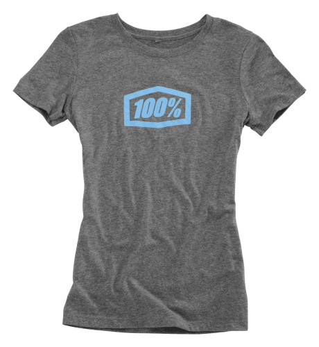 100% - 100% Essential Womens T-Shirt - 2801618810 - Gray - Small