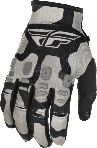 Fly Racing - Fly Racing Kinetic K221 Gloves - 374-51007 - Black/Gray - 07