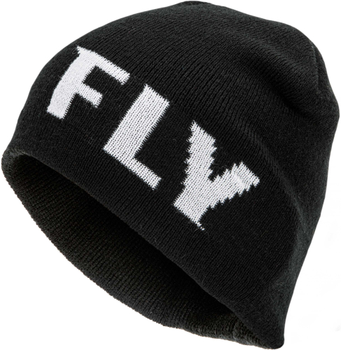 Fly Racing - Fly Racing Fitted Beanie - 351-0155 - Black/White - OSFM