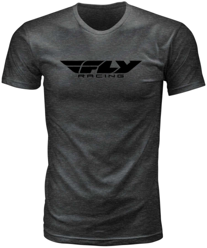 Fly Racing - Fly Racing Fly Corporate Tee - 352-0937L - Black Onyx Heather - Large