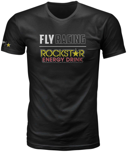 Fly Racing - Fly Racing Fly Rockstar Logo Tee - 352-06482X - Black - 2XL