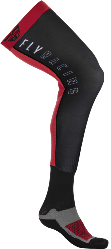Fly Racing - Fly Racing Knee Brace Socks - 350-0446L - Red/Black - Lg-XL