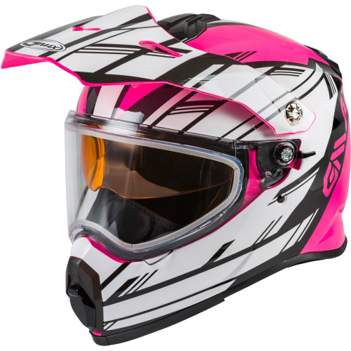 G-Max - G-Max AT-21S Epic Helmet - G2211405 - Pink/White/Black - Medium