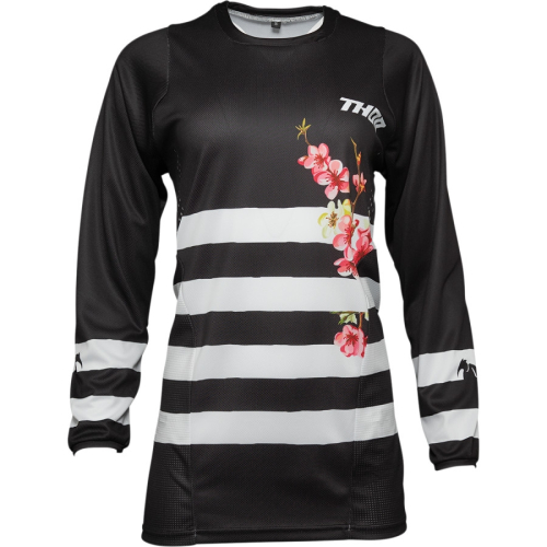 Thor - Thor Pulse Sakura Womens Jersey - 2911-0207 - Black - X-Small