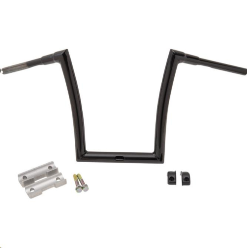 Todds Cycle - Todds Cycle 1-1/2in. Strip Handlebars - Black - 0601-5202