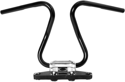 West-Eagle Motorcycle Products - West-Eagle Motorcycle Products 1in. Six Bend Loose Handlebar with Dimples - Satin Black - 0849-BK