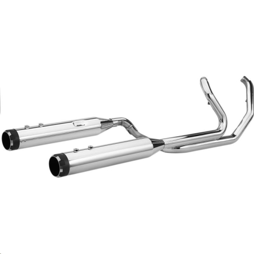 S&S Cycle - S&S Cycle El Dorado Dual Exhaust System - Chrome with Thruster End Caps - 550-0699B