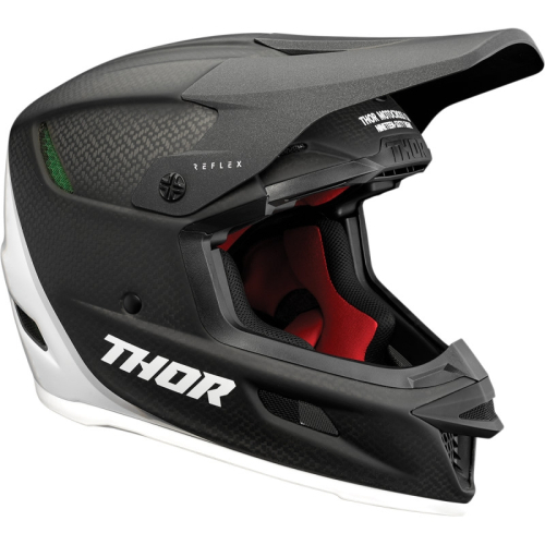 Thor - Thor Reflex Polar Carbon Helmet - 0110-6846 - Carbon/White - Small